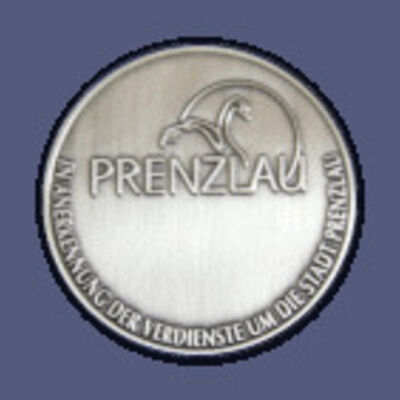Bild vergr&ouml;&szlig;ern: Medaille der Stadt Prenzlau Vorderseite